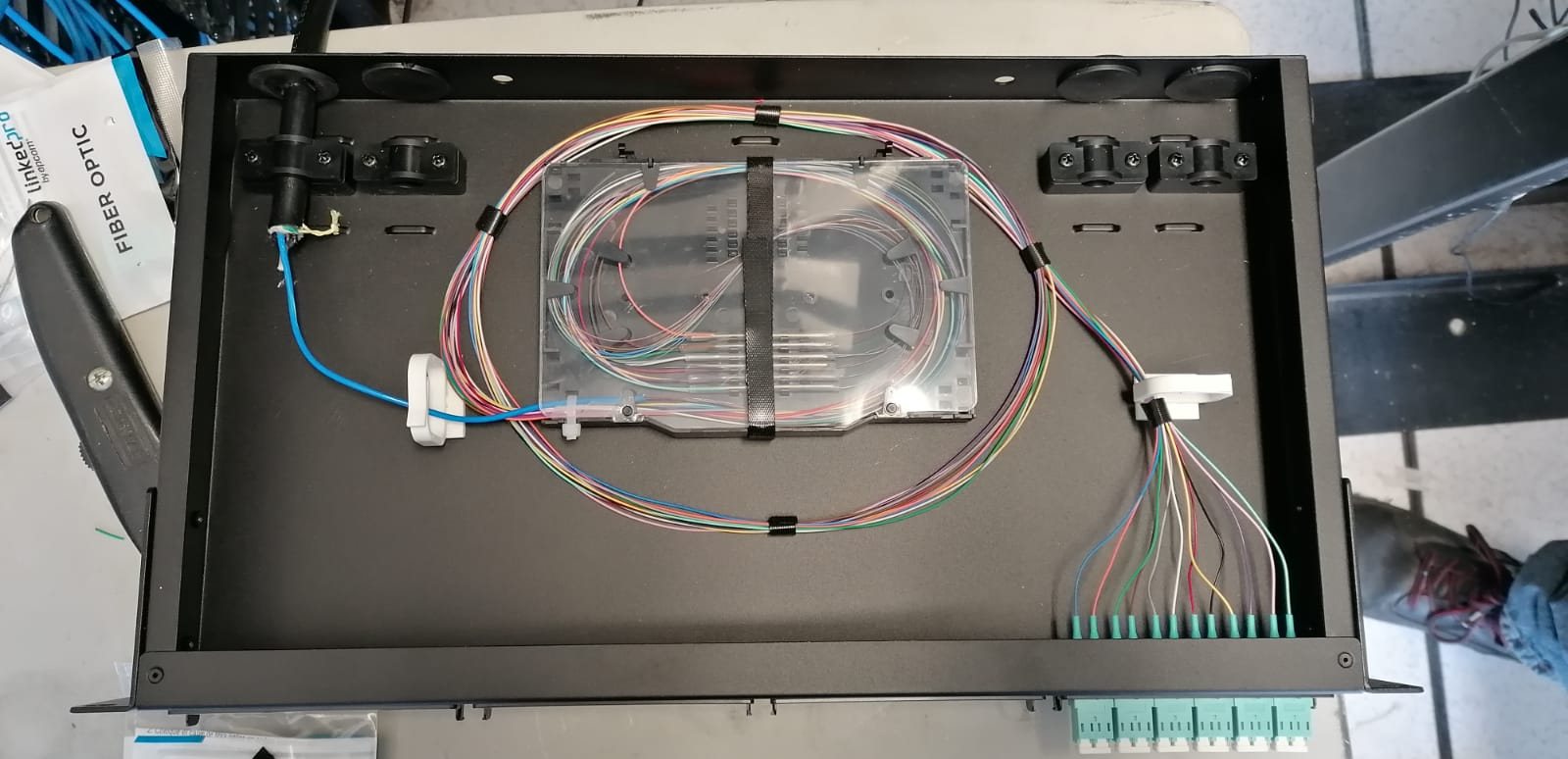 Trabajos de fibra óptica realizados por BSNET
