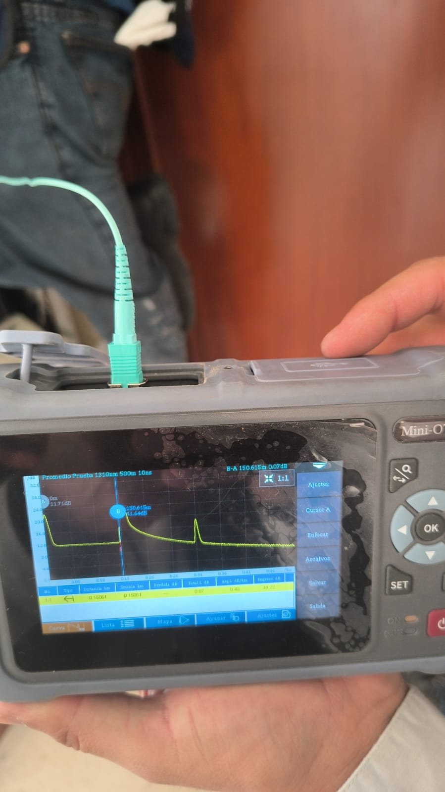 Trabajos de fibra óptica realizados por personal técnico de BSNET